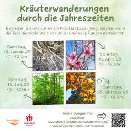 Kräuterwanderungen 2025 der Umweltstation Don Bosco Ensdorf