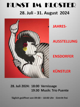 Jahresausstellung der Ensdorfer Künstler von 28.07. bis 31.08.24