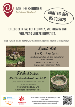 Workshops der Umweltstation Ensdorf zum Tag der Regionen am 5.10.2025