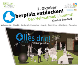 Heimatmobil kommt zum Erntedankmarkt im Kloster Ensdorf am 2. Oktober 2022