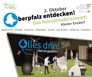Heimatmobil kommt zum Erntedankmarkt im Kloster Ensdorf am 2. Oktober 2022 Heimatmobil kommt zum Erntedankmarkt im Kloster Ensdorf am 2. Oktober 2022